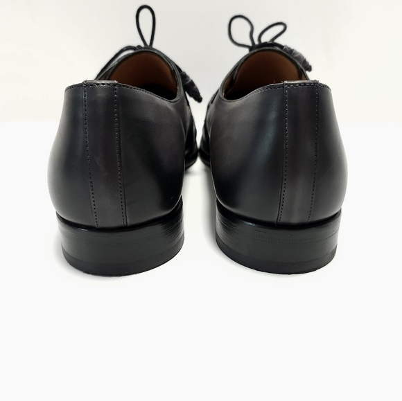 Mezlan Boyd Mens Crocodile Calfskin Shoes Size 9 M Grey Made In Spain - Picture 8 of 10